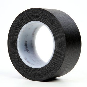 3M 235 Photographic Black Photographic Masking Tape - 2 in Width x 60 yd Length