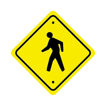 Picture of Brady B-959 Aluminum Diamond Yellow Stop Signs, Traffic Control Signs & Banners Sign part number 94235 (Main product image)