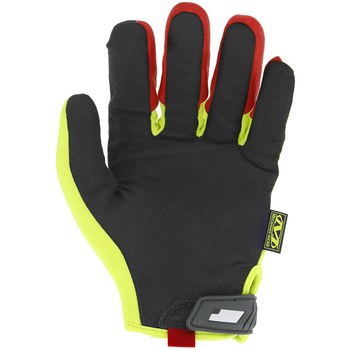 Mechanix Wear Hi-Viz Original D4-36 Fluorescent Yellow Small Work Gloves - ANSI A4 Cut Resistance - SMG-X91-008