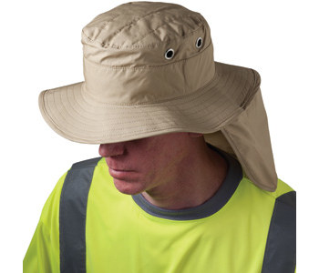 Picture of PIP Ez-Cool 396-425 Tan Large Cotton, Polyester Ranger Hat (Main product image)