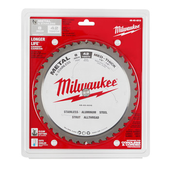 Milwaukee Circular Saw Blade 48-40-4515 - 8 in Diameter - Carbide Tipped
