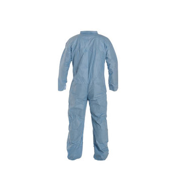 Dupont Chemical-Resistant Coveralls TM120S BU TM120SBU6X002500 - Size 6XL - Blue