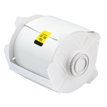 Picture of Brady White Glow-In-The-Dark Indoor Polyester Thermal Transfer 76711 Continuous Thermal Transfer Printer Label Roll (Main product image)