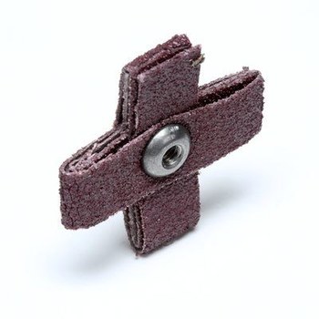 3M 341D 27371 Cross Pad - Aluminum Oxide - 1 1/2 in x 1 1/2 in - 60 - Medium