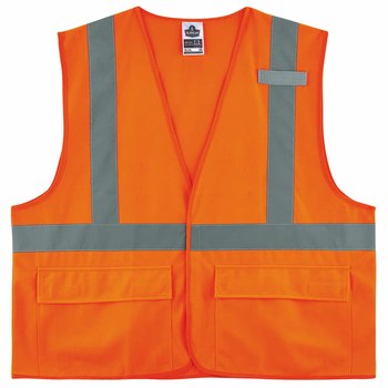 Ergodyne Glowear High-Visibility Vest 8225HL 21175 - Size Large/XL - High-Visibility Orange