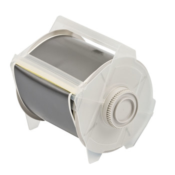 Picture of Brady Gray Indoor / Outdoor Vinyl Thermal Transfer 113143 Continuous Thermal Transfer Printer Label Roll (Main product image)