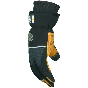 PIP Caiman MAG 2960 Black 2XL Grain Pigskin Cold Condition Gloves - Leather Palm & Fingertips Coating - 2960-7