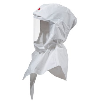 Picture of 3M Versaflo S-Series S-707-10 White Standard Polypropylene Hood (Main product image)