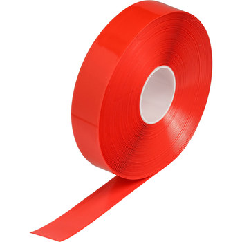 Brady ToughStripe Max Red Floor Marking Tape - 2 in Width x 100 ft Length - 0.050 in Thick - 60804