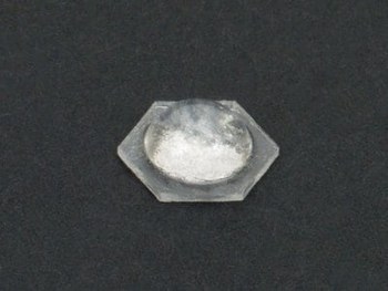 3M Bumpon SJ6561 Clear Bumper/Spacer Pad - Hexagonal Shaped Bumper - 0.375 in Width - 0.152 in Height - 45764