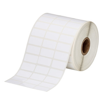 Picture of Brady White Self-Laminating Polyester Thermal Transfer THT-5-483-5-SC Die-Cut Thermal Transfer Printer Label Roll (Main product image)