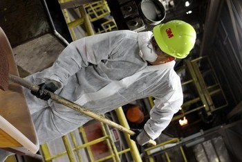 3M Disposable General Purpose & Work Coveralls 46713 - Size Large - White
