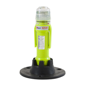 PIP E-Flare 939-EFAVBASE Black Rubber Aviation Base Mount - 6 1/4 in Width - 2 in Height - 616314-83914
