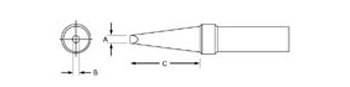 Picture of Weller - PTAA8 Single Flat Tip (Main product image)