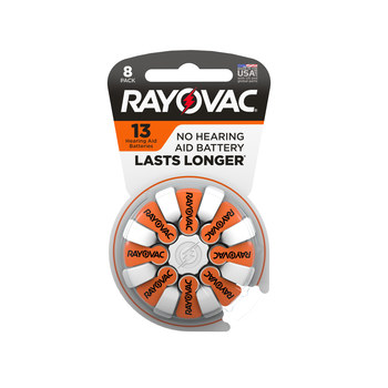 Picture of Rayovac L13ZA-8ZM Longest Lasting Hearing Aid Battery (Main product image)