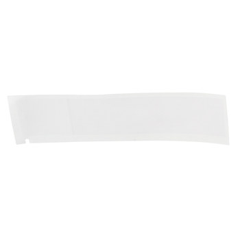 Picture of Brady Black on White, Clear Vinyl Thermal Transfer M4-53-427 Self-Laminating Wrap Around Labels (Main product image)