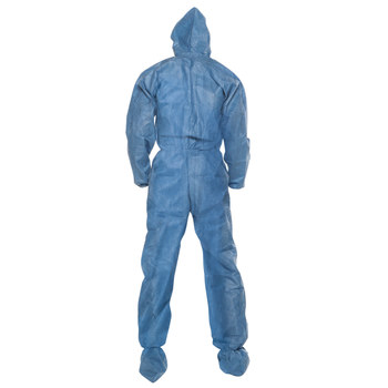 Ansell Kleenguard Chemical-Resistant Coveralls A60 45093 - Size Large - Blue