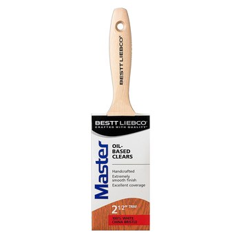 Bestt Liebco Master Oil Based Clears Brush, Flat, China Material & 2 1/2 in Width - 45654