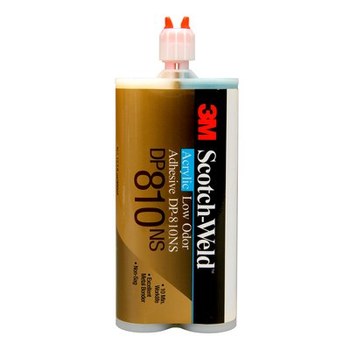 3M Scotch-Weld 810NS Tan Two-Part Base & Accelerator (B/A) Acrylic Adhesive - 200 ml Duo-Pak - 49084