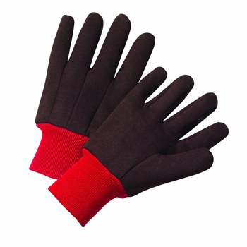 Picture of West Chester 750RKW Brown Large Cotton/Polyester/Jersey Full Fingered General Purpose Gloves (Main product image)