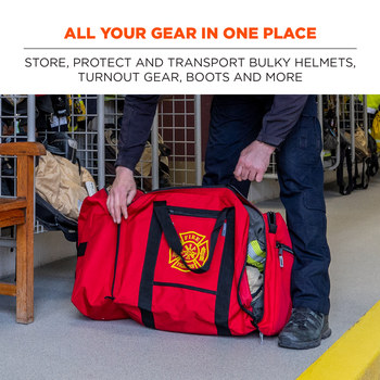 Ergodyne Arsenal GB5005P Red Polyester Protective Duffel Bag - 21 in Width - 16 in Length - 15 in Height - 720476-13305