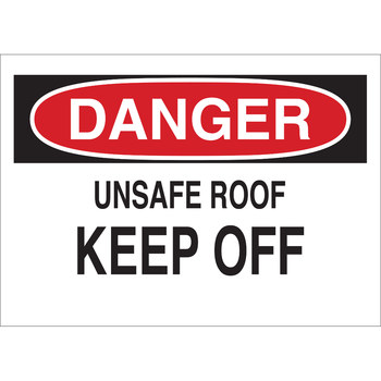 Picture of Brady B-401 High Impact Polystyrene Rectangle White English Restricted Area Sign part number 22129 (Main product image)