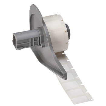 Picture of Brady White Nylon Thermal Transfer M71-11-499 Die-Cut Thermal Transfer Printer Label Roll (Main product image)