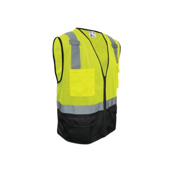 Global Glove FrogWear High-Visibility Vest GLO-019/3XL - Size 3XL - Lime - GLO-019 3XL