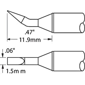Picture of Metcal - CVC-7CH0015R Soldering Cartridge (Main product image)