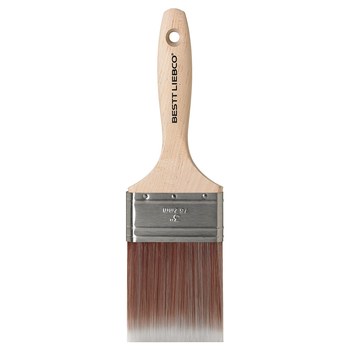 Bestt Liebco Master Water Based Stains Brush, Flat, Polyester/Nylon Material & 3 in Width - 65655