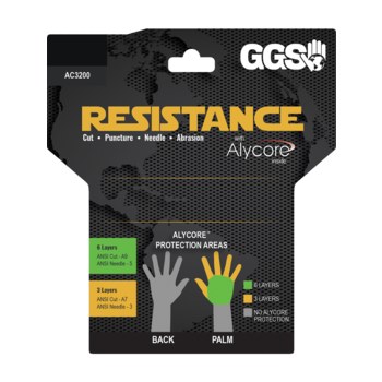 Global Glove White 2XL Cowhide Cut-Resistant Gloves - ANSI A9 palm, ANSI A7 bottom of fingers and thumb Cut Resistance - AC3200-11(2XL)