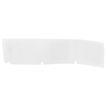Picture of Brady Black on White, Clear Vinyl Thermal Transfer M4-143-427 Self-Laminating Wrap Around Labels (Main product image)
