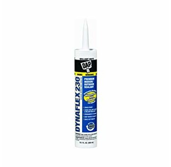 Dap Dynaflex White 230 Caulk 18275, 10.1 fl oz Cartridge