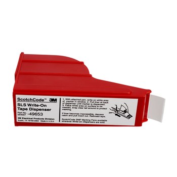 3M ScotchCode 49653 White Wire Marker Dispenser Kit