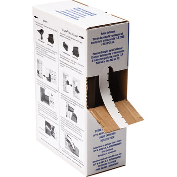 Picture of Brady White Polypropylene Thermal Transfer PTL-56-412 Continuous Thermal Transfer Printer Label Roll (Main product image)