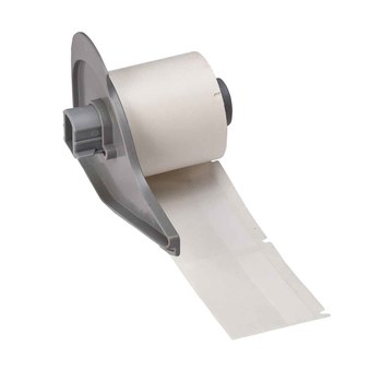Picture of Brady M710 White, Clear Vinyl Thermal Transfer M7-107-427 Self-Laminating Wire & Cable Labels (Main product image)