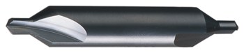 Cleveland Combined Drill & Countersink C52775 - #4 - Carbide - 2 Flute - 0.3125 in Straight Shank
