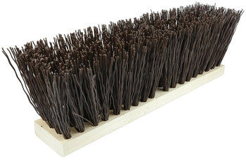 Weiler 421 Push Broom Head - 18 in - Polypropylene - Brown - 42173