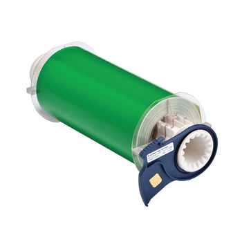 Picture of Brady Green Vinyl Thermal Transfer 13655 Continuous Thermal Transfer Printer Label Roll (Main product image)