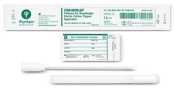 Puritan Fab-Swab Swab 25-826 1WC BT FABUSA, 6 in, Wood