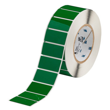 Picture of Brady Green Polyester Thermal Transfer THTEP-173-593-.5GN Die-Cut Thermal Transfer Printer Label Roll (Main product image)