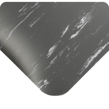 Picture of Wearwell Tile-Top Select 494 Black PVC Sponge Base/PVC Surface Textured Anti-Fatigue Mat (Main product image)