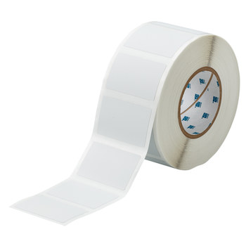 Picture of Brady Permashield Silver Polyester Thermal Transfer THT-24-428-1 Die-Cut Thermal Transfer Printer Label Roll (Main product image)