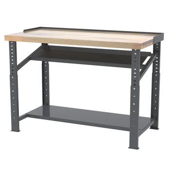 Picture of Akro-Mils RHWB3060GA RHWB Adjustable Gray Powder Coated 12 ga Adjustable Height Work Bench (Main product image)