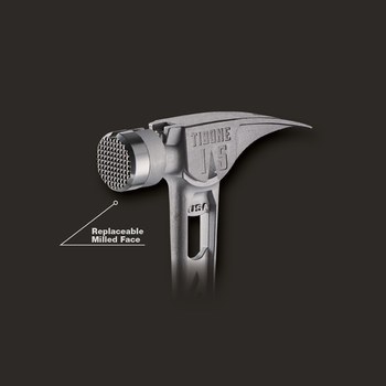 Milwaukee TIBONE Titanium Framing Hammer TIB15MC - Curved Handle - 15 oz Head