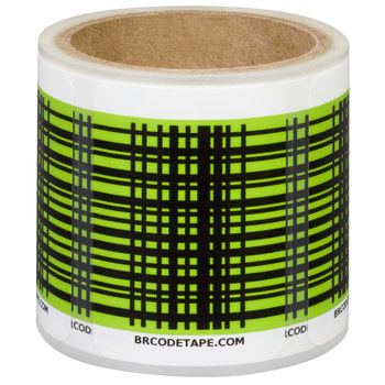 Shurtape Duck Pro BR Code 105638 Permanent Scannable Label - 1.88 in - Permanent Acrylic - Green - SHURTAPE 105638