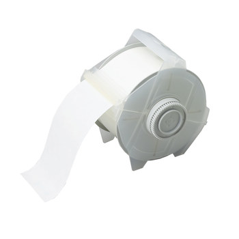 Picture of Brady Clear Indoor / Outdoor Polyester Thermal Transfer 76611 Continuous Thermal Transfer Printer Label Roll (Main product image)
