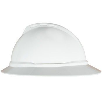 MSA V-Gard Hard Hat 10168600, HDPE, White | RSHughes.com