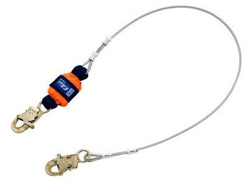 Picture of DBI-SALA EZ-Stop Orange Galvanized Cable Shock-Absorbing Lanyard (Main product image)