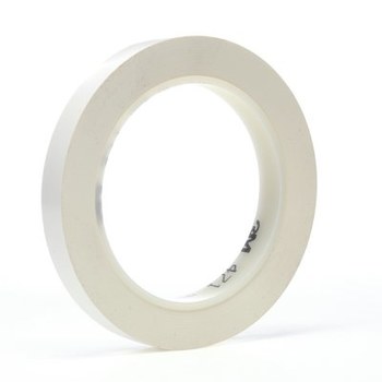 3M 471 White Marking Tape - 1/2 in Width x 36 yd Length - 5.2 mil Thick - 03134
